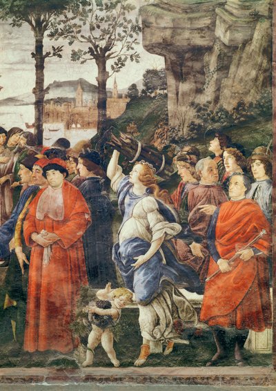 The Purification of the Leper and the Temptation of Christ (detail) by Sandro Botticelli